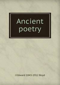 Ancient poetry