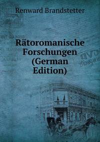 Ratoromanische Forschungen (German Edition)