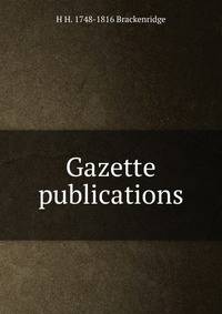Gazette publications