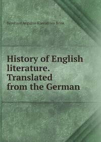 History of English literature. Translated from the German
