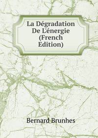 La D?gradation De L'?nergie (French Edition)