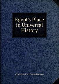 Egypt's Place in Universal History