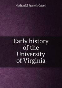 Early history of the University of Virginia