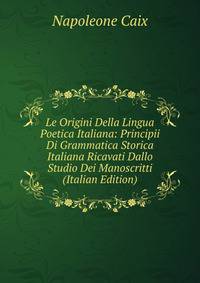 Le Origini Della Lingua Poetica Italiana: Principii Di Grammatica Storica Italiana Ricavati Dallo Studio Dei Manoscritti (Italian Edition)