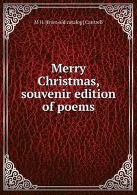 Merry Christmas, souvenir edition of poems