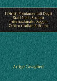I Diritti Fondamentali Degli Stati Nella Societa Internazionale: Saggio Critico (Italian Edition)
