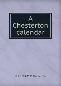 A Chesterton calendar