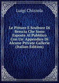 Le Pitture E Sculture Di Brescia Che Sono Esposte Al Pubblico Con Un' Appendice Di Alcune Private Gallerie (Italian Edition)
