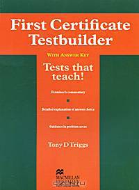 FCE (First Certificate in English) Testbuilder with key