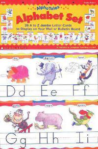 Alphatales Alphabet Set: 26 A to Z Jumbo Letter Cards to Display on Your Wall or Bulletin Board [With Teaching Guide]