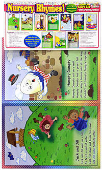 Nursery Rhymes Posters Bulletin Board (10 posters)