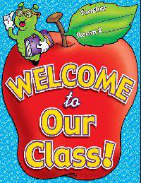 TEACHERS FRIEND TF-2185 CHART WELCOME TO OUR CLASS 17 X 22 PLASTIC-COATED