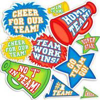 Welcome Back Team Accent Punch-Outs (60 pieces)