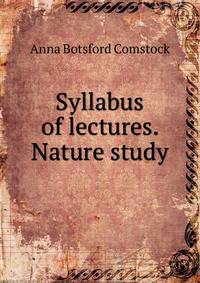 Syllabus of lectures. Nature study