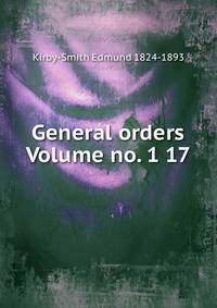 General orders Volume no. 1 17