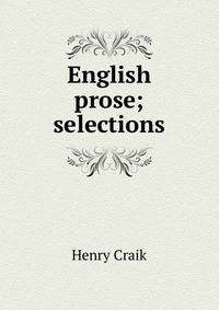 English prose; selections