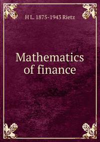 Mathematics of finance