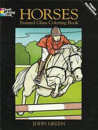 HORSES: Stained Glass Coloring Book