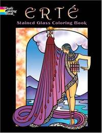 Erte Stained Glass Coloring Book / Эрте. Книга-раскраска (витражная)