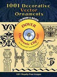 1, 001 Decorative Vector Ornaments (+ CD-ROM)