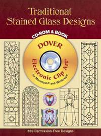 Traditional Stained Glass Designs (+СD)