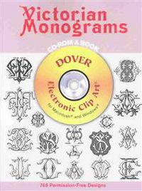 Victorian Monograms CD-ROM and Book