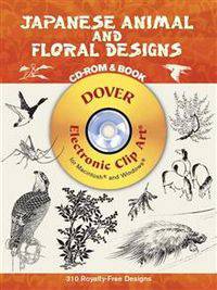 Japanese Animal and Floral Designs (+ CD-ROM)