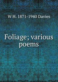 Foliage; various poems