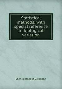 Statistical methods; with special reference to biological variation