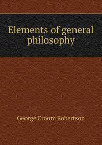 Elements of general philosophy