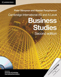 Cambridge International AS and A Level Business Studies Coursebook with CD-ROM (+ CD-ROM)