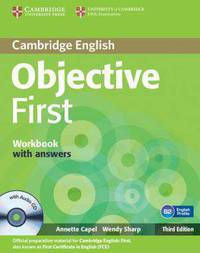 Objective First Third Edition. Workbook with answers with AudioCD