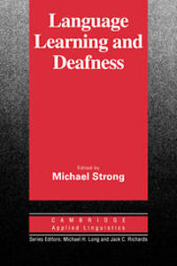Language Learning and Deafness