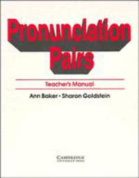 Pronunciation Pairs Teacher's Manual