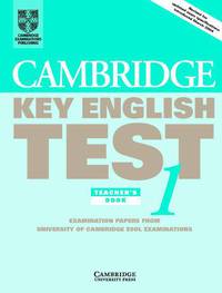 Cambridge Key English Test 1 Teacher'S Book New Ed