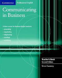 Communicating in Business. Second edition. Teacher's Book