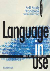 Language In Use Upper-Intermediate Self-Study Work Book Workbook With Answer Key