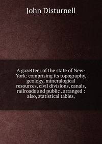 A gazetteer of the state of New-York: comprising its topography, geology, mineralogical resources, civil divisions, canals, railroads and public . arranged : also, statistical tables,