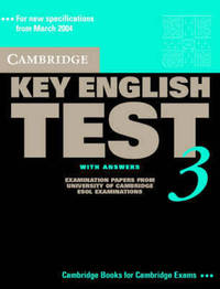Cambridge Key English Test 3 Self-Study Pack (Student's Book with answers and Audio CD)