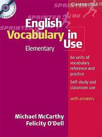 English Vocabulary in Use Elementary. With answers. Self-study and classroom use + CD