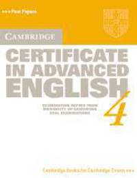 Cambridge Certificate in Advanced English 4 Student's Book