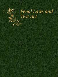 Penal Laws and Test Act