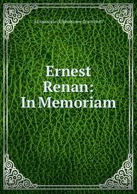 Ernest Renan: In Memoriam