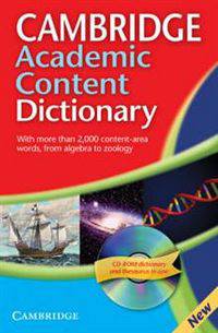 Cambridge Academic Content Dictionary Paperback with CD-ROM