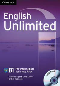 English Unlimited. Pre-Intermediate. Self-study Pack (Workbook) (+ DVD)
