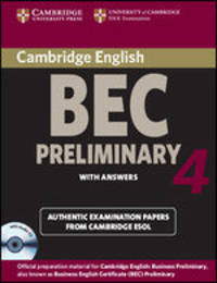 Cambridge Business English Certificate Preliminary Self-study Pack (Student's Book with Answers and Audio CD)