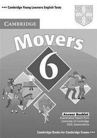 Cambridge Young Learners English Tests: Movers 6: Answer Booklet: Examination Papers from University of Cambridge ESOL Examinations