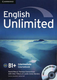 English Unlimited B1+. Intermediate Coursebook with e-Portfolio DVD-Rom