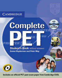 Cambridge Complete PET. Student's Book without answers + CD