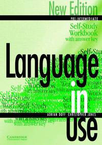 Language In Use Pre-Intermediate 2 English Dictionary Self-Study Work Book Workbook/Answer Key